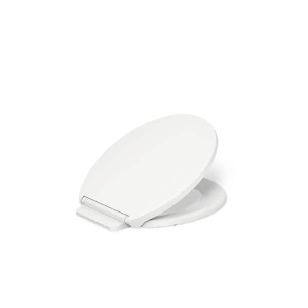 Glissade Round ReadyLatch Quiet-Close Toilet Seat in White