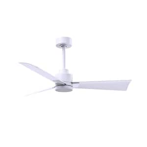 Alessandra 42 in. 6 fan speeds Ceiling Fan in White with Remote Control Included