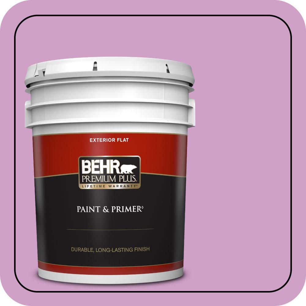 5 gal. #670B-4 Geranium Bud Flat Exterior Paint & Primer price history on PriceWatchPro