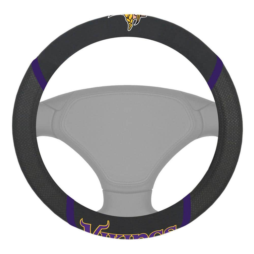 Minnesota Vikings Car Steering Wheel Cover Truck Elastic Waterproof  Accessories