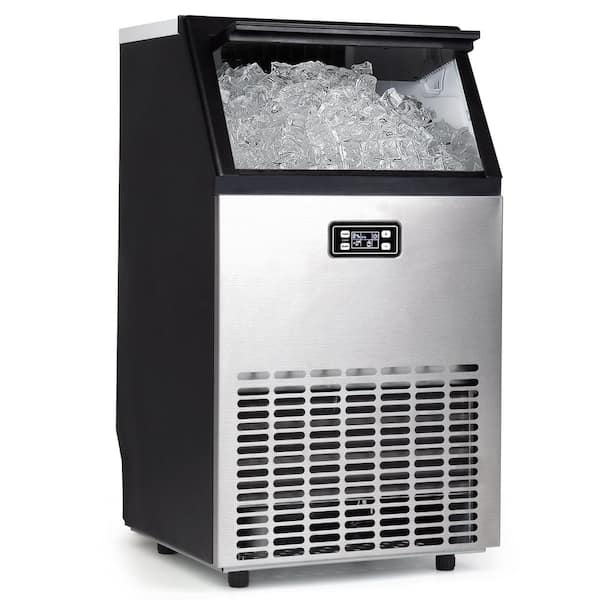 Vibekio Commercial Ice Maker 100 lbs./24 H Freestanding Ice Maker ...