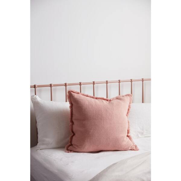 blush bed pillows