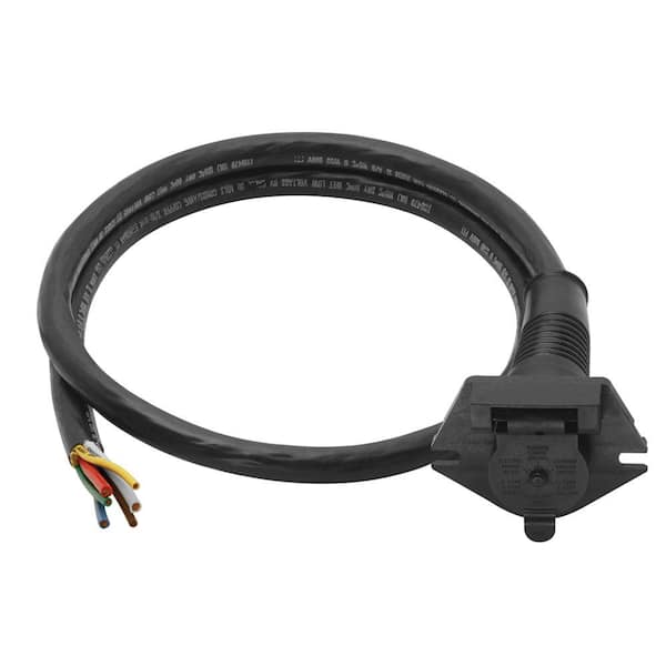 Bargman 6-Way Super Sealed Car End with 7 ft. Cable