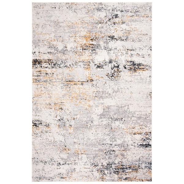 SAFAVIEH Amalfi Cream/Gold 5 ft. x 8 ft. Abstract Area Rug