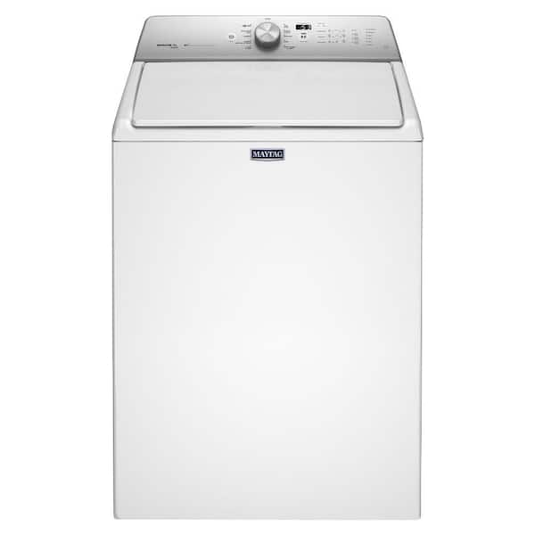 Maytag 4.8 cu. ft. High-Efficiency Top Load Washer with Steam in White, ENERGY STAR