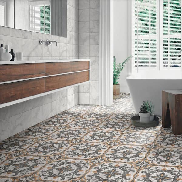 Versailles Mosaico Palace 8 in. x 8 in. Porcelain Floor and Wall Tile (11.25 sq. ft. /Case)
