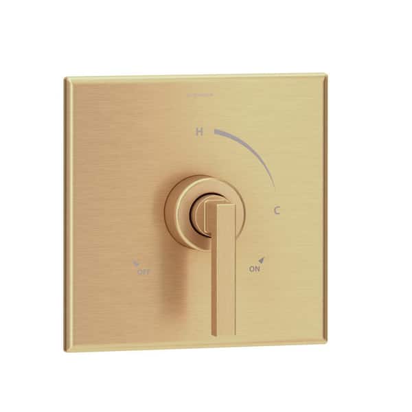 Symmons Duro 1-Handle Shower Valve Trim Kit in Brushed Bronze (Valve Not Included)
