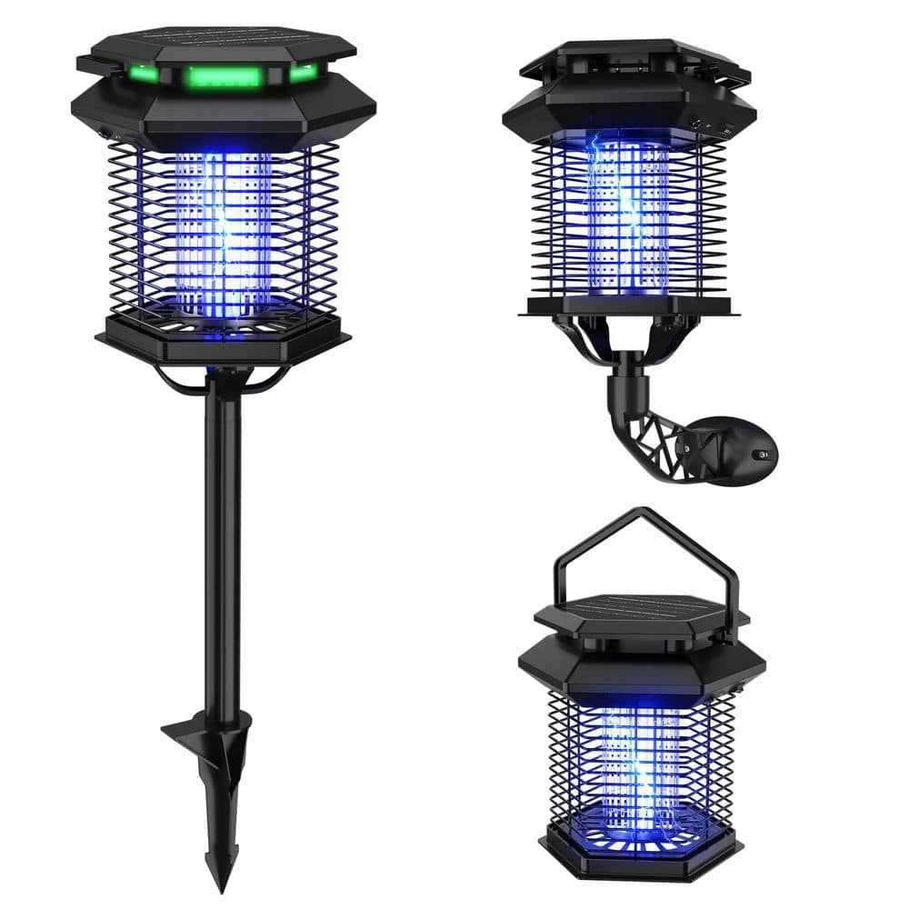 20-Watt Electronic Indoor/Outdoor Solar Bug Zapper Mosquitoes Insect Repellent with 2 Light Modes & 4 Ways to Use price history on PriceWatchPro