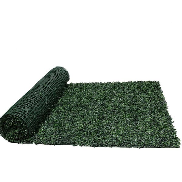 Ejoy 40 in. x 120 in. Artificial Dark Green Boxwood Roll Panels UV  Protected for Outdoor Use HedgeRoll_DarkGreen_1Roll - The Home Depot