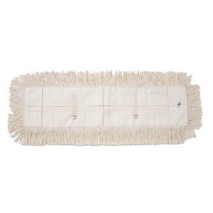 24 in. Dust Mop with 5 in. x 24 in. Tie on Mop Head