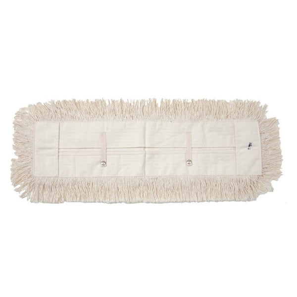 Ti-Dee American 24 in. Dust Mop with 5 in. x 24 in. Tie on Mop Head