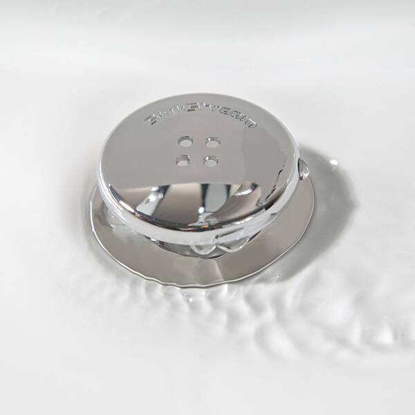 SinkShroom Bathroom Sink Drain Protector in Stainless Steel with StopShroom Stainless with Stopper SinkShroom Bathroom Sink Drain Protector in Stainless Steel with StopShroom Stainless with Stopper