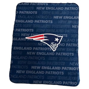 New England Patriots Multi-Colored Classic Fleece Throw