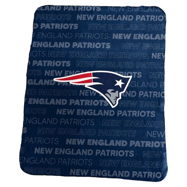 logobrands New England Patriots Multi-Colored Classic Fleece Throw
