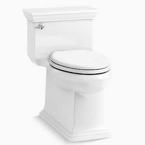 Memoirs 12 in. Rough In 1-Piece 1.28 GPF Single Flush Elongated Toilet in White (Seat Included)