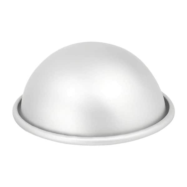 6-Cup Aluminum Hemisphere Cake Pan Tray Sport Ball 3D Baking Mold for Birthday Party DIY Cake Making