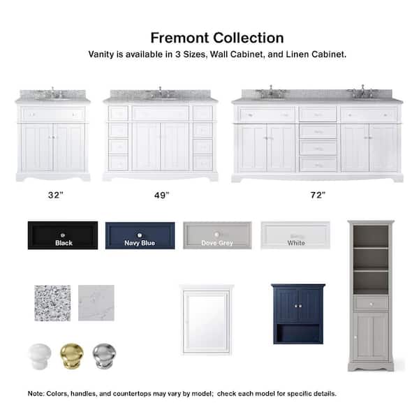 Home Decorators Collection Fremont 24 in. W x 30 in. H White