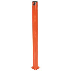 72 in. x 5-1/2 in. Orange Steel Pipe Safety Bollard