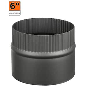 AllFuel 6 in. x 6 in. Single Wall Stove Adapter Chimney Pipe