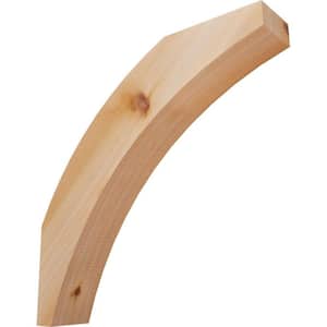 3 1/2''W x 18''D x 18''H Thorton Smooth Knee Brace, Western Red Cedar