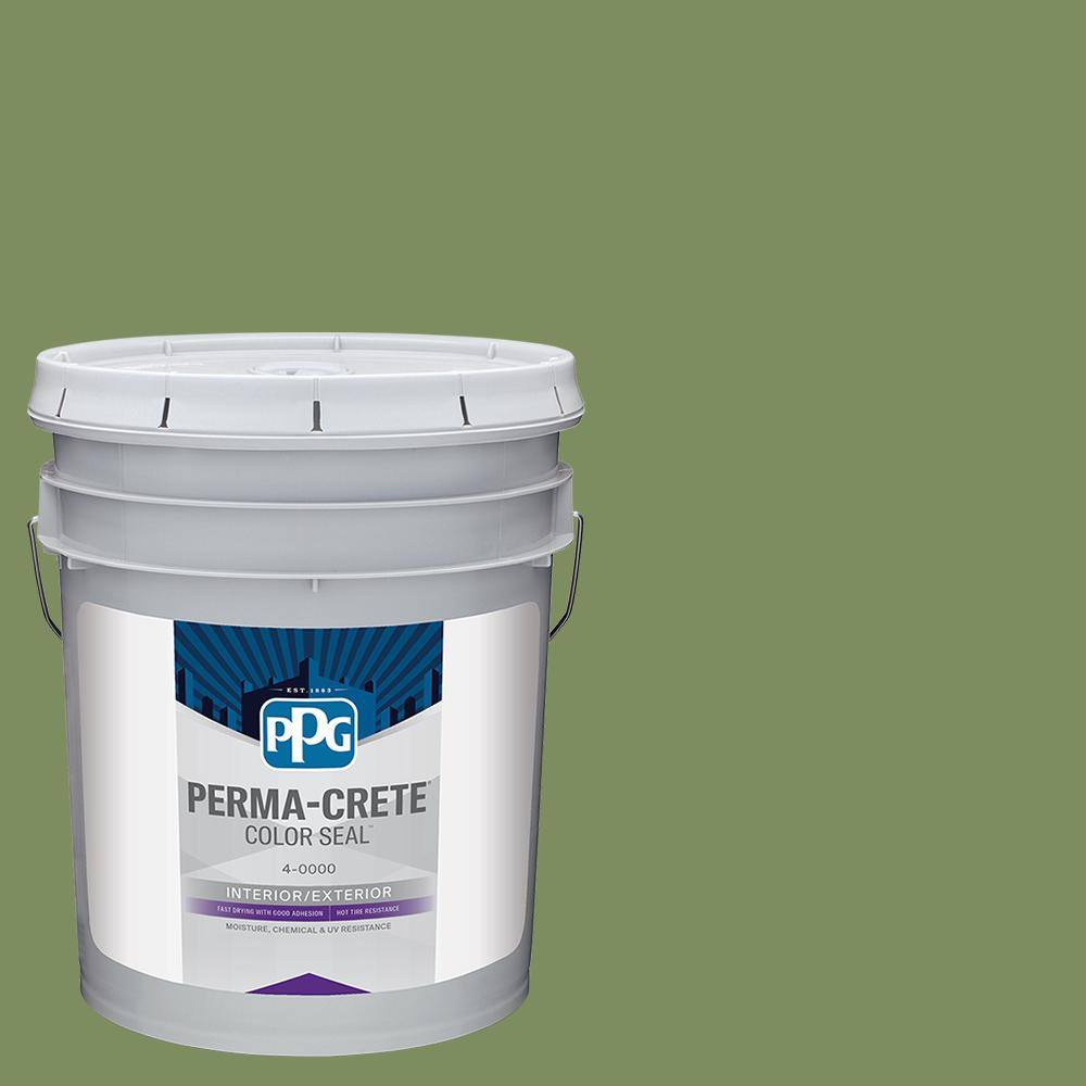 PermaCrete Color Seal 5 gal. PPG11216 Moss Point Green Satin Interior