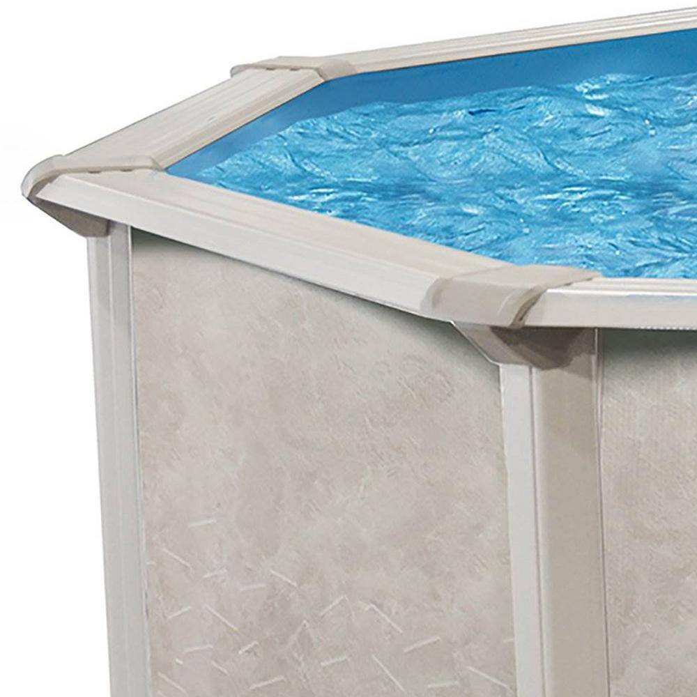 Phoenix 18' x 52" Steel Frame Above Ground Pool Kit with Sand Filter