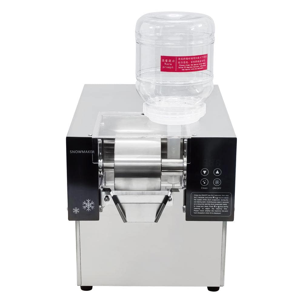 18.11 in. 176.37 lb. Waterfall Shape Ice Freestanding Ice Maker in Stainless Steel