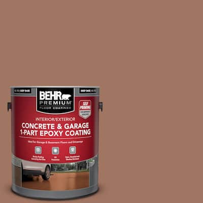 1 gal. #PFC-14 Iron Ore Self-Priming 1-Part Epoxy Satin Interior/Exterior Concrete and Garage Floor Paint