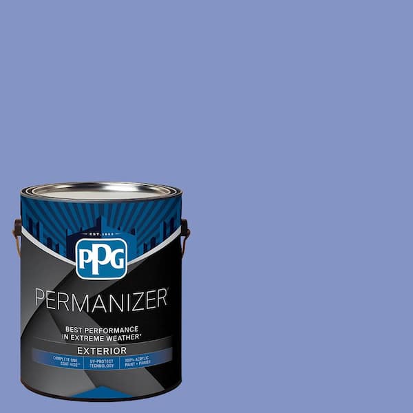1 gal. PPG1245-5 Blue Hyacinth Semi-Gloss Exterior Paint
