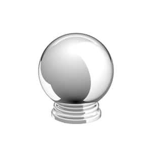 Firenze Collection 1-3/16 in. (30 mm) Chrome Traditional Cabinet Knob