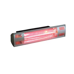 1500-Watt Infared Wall Mounted with Gold Tube Electric Outdoor Heater