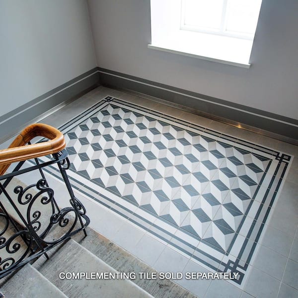 ❤︎R❤︎ Merola Tile Twenties Corner 7-3/4 in. x 7-3/4 in. Ceramic