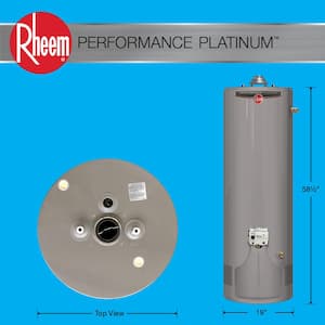 Performance Platinum 40 Gal. Tall 12 Year 38,000 BTU Ultra Low NOx (ULN) Natural Gas Tank Water Heater