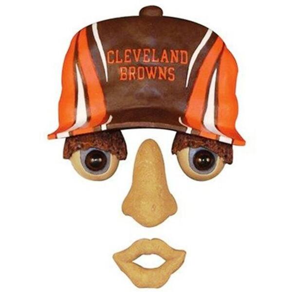 Team Sports America 14 in. x 7 in. Forest Face Cleveland Browns