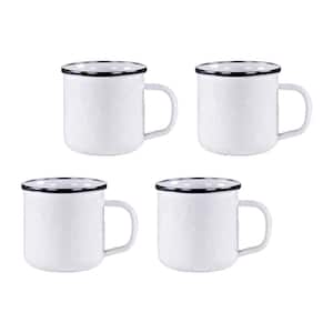 Golden Rabbit 12 oz. Fishing Fly Enamelware Coffee Mugs (Set of 4) FF05S4 -  The Home Depot