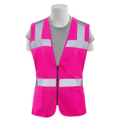 Pink ERB Safety Products 61335 ERB S762P Safety Vest 3XL Pink ERB Safety Products 61335 ERB S762P Safety Vest 3XL