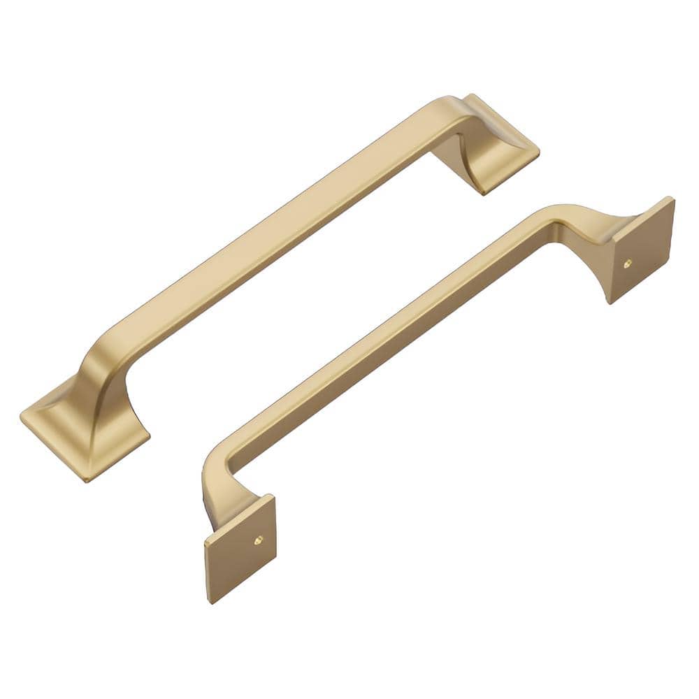 Champagne Bronze Modern Kitchen Cabinet Pulls, 5-1/16"