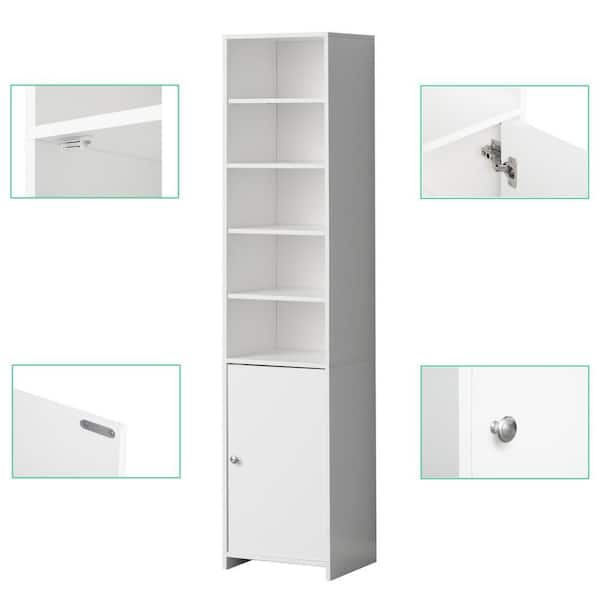lenalevi 什器 Basicwise 72 in. H x 15.75 in. W Tall Freestanding Bathroom