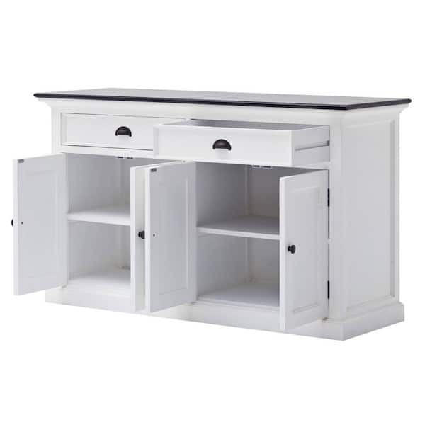 Modern Farm White Buffet Server Modern Farm White Buffet Server