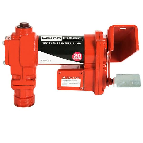 Durostar 12-Volt 1/4 HP 20 GPM Fuel Transfer Pump