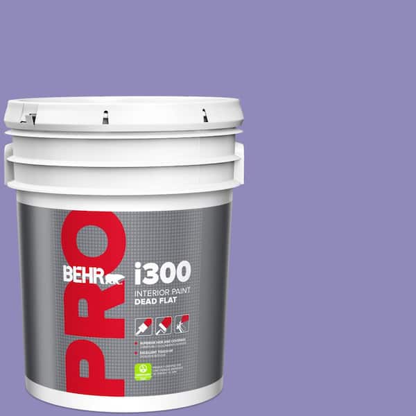 BEHR PRO 5 gal. #630B-6 Butterfly Garden Dead Flat Interior Paint