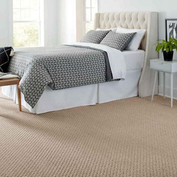 Shiloh Point  - Cameo - Brown 40 oz. Triexta Pattern Installed Carpet