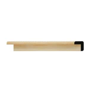 WM206 0.75 in. D x 0.75 in. W x 6 in. L Wood (Pine) Chair Rail Sample