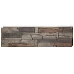 Stacked Stone Kenai 12 in. x 42 in. Faux Stone Siding Panel