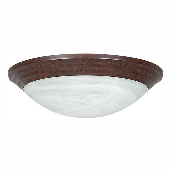 Sunset Engelmann 2-Light Oil Rubbed Bronze Flush Mount