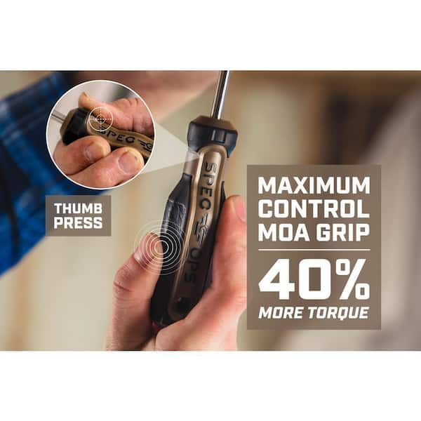 SPEC OPS #1 x 4 in. Phillips Screwdriver, Magnetic Tip, Cr-Mo