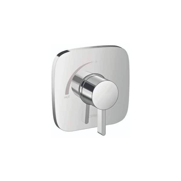 Hansgrohe Ecostat E Single-Handle Shower Trim Kit in Chrome Valve Not Included