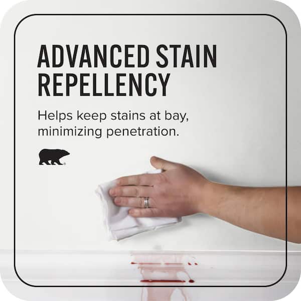 BEHR DYNASTY - 1 gal. #57 Frost Eggshell Enamel Interior Stain-Blocking Paint and Primer