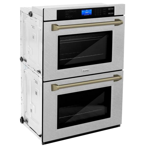 24 inch double wall oven electric convection