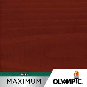 Maximum 1 gal. Spiced Red Solid Color Exterior Stain and Sealant in One